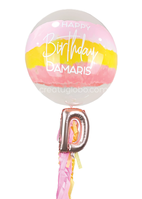 Globos tonos pastel para fiestas de primavera -verano