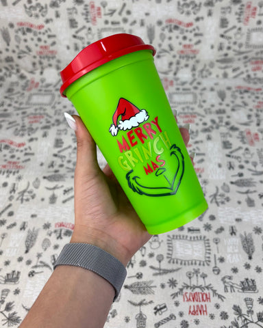 Vaso cafetero Grinch