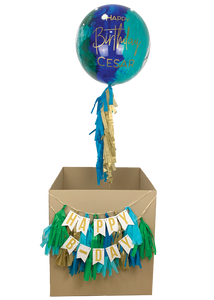 Resultado de imagen para cajas de regalos de cumpleaños con globos