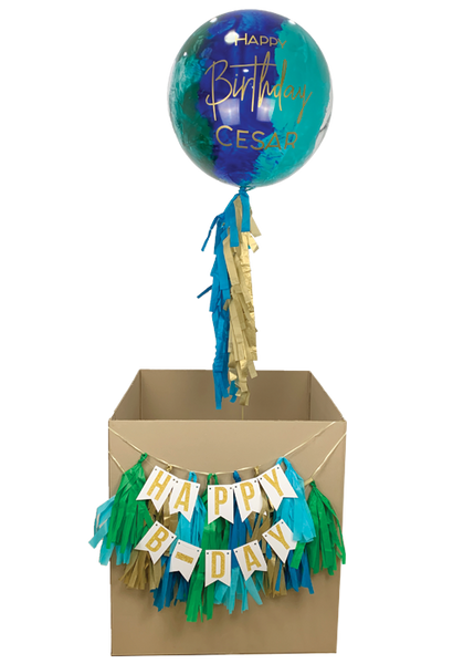 Resultado de imagen para cajas de regalos de cumpleaños con globos png