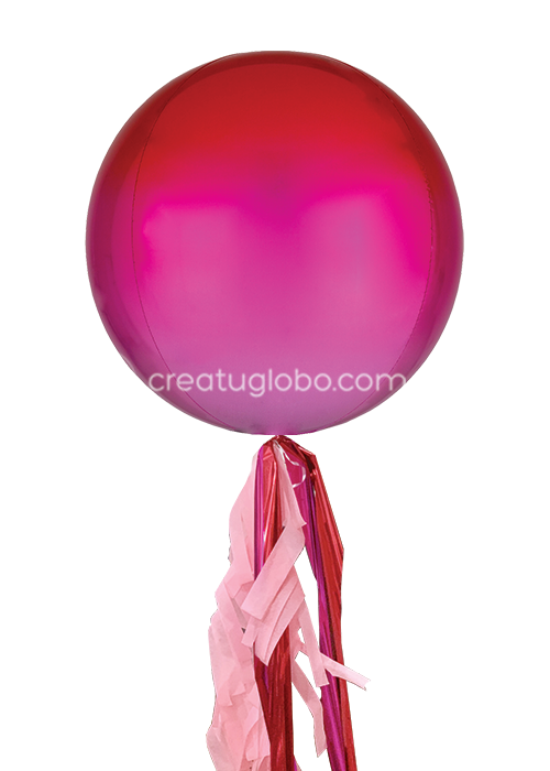 Esfera degradada fucsia