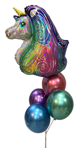 Arreglo unicornio holografico