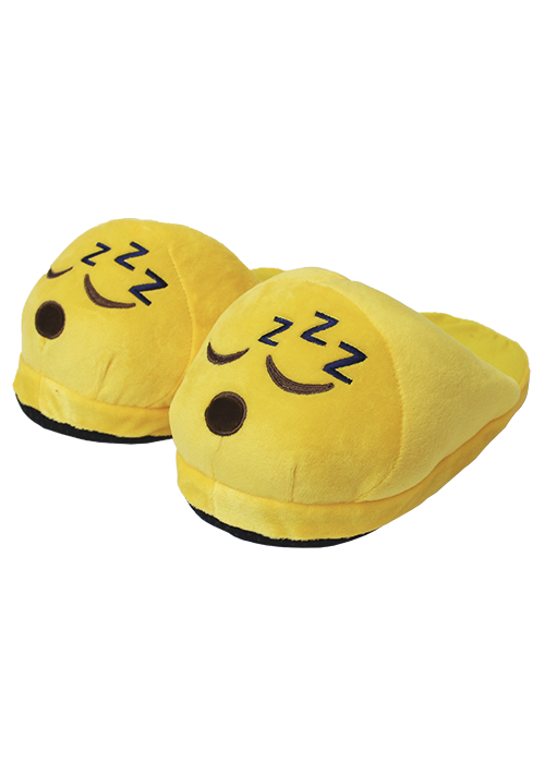 Pantuflas emoji dormilon