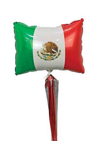 Globo bandera de México 22"