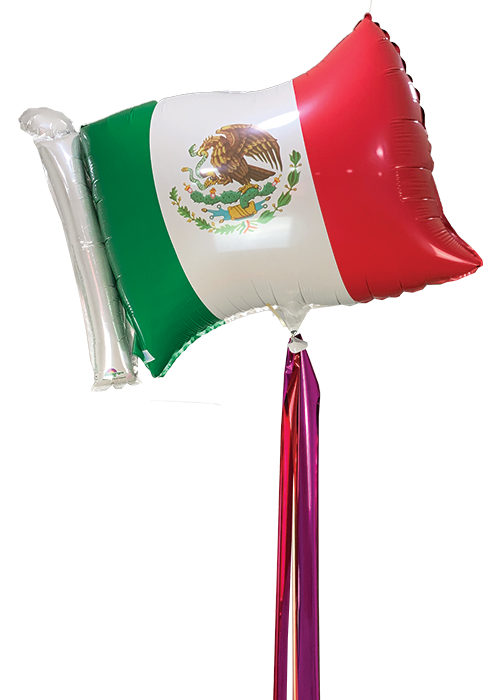 Globo bandera de México 36"