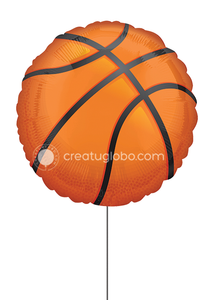 Globo metalico basketball 36in