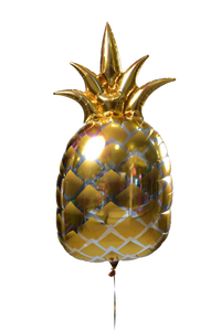 Globo metalico pineapple dorado